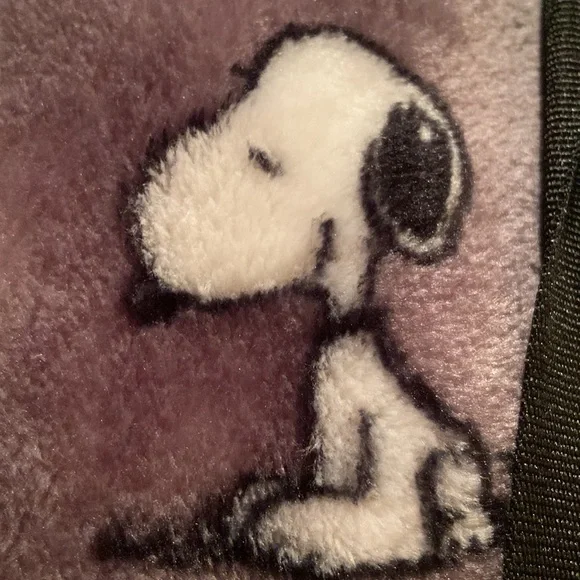 Comic Style Peanuts Snoopy Woodstock Blanket Throw NWT - Picture 4 of 4